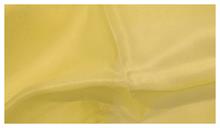 Silke stykke, Plantefarvet 90 x 200 cm - Citron gul